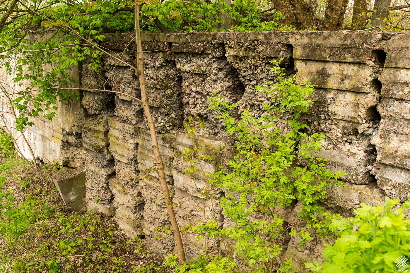 Недостроенные стены оборонительной казармы