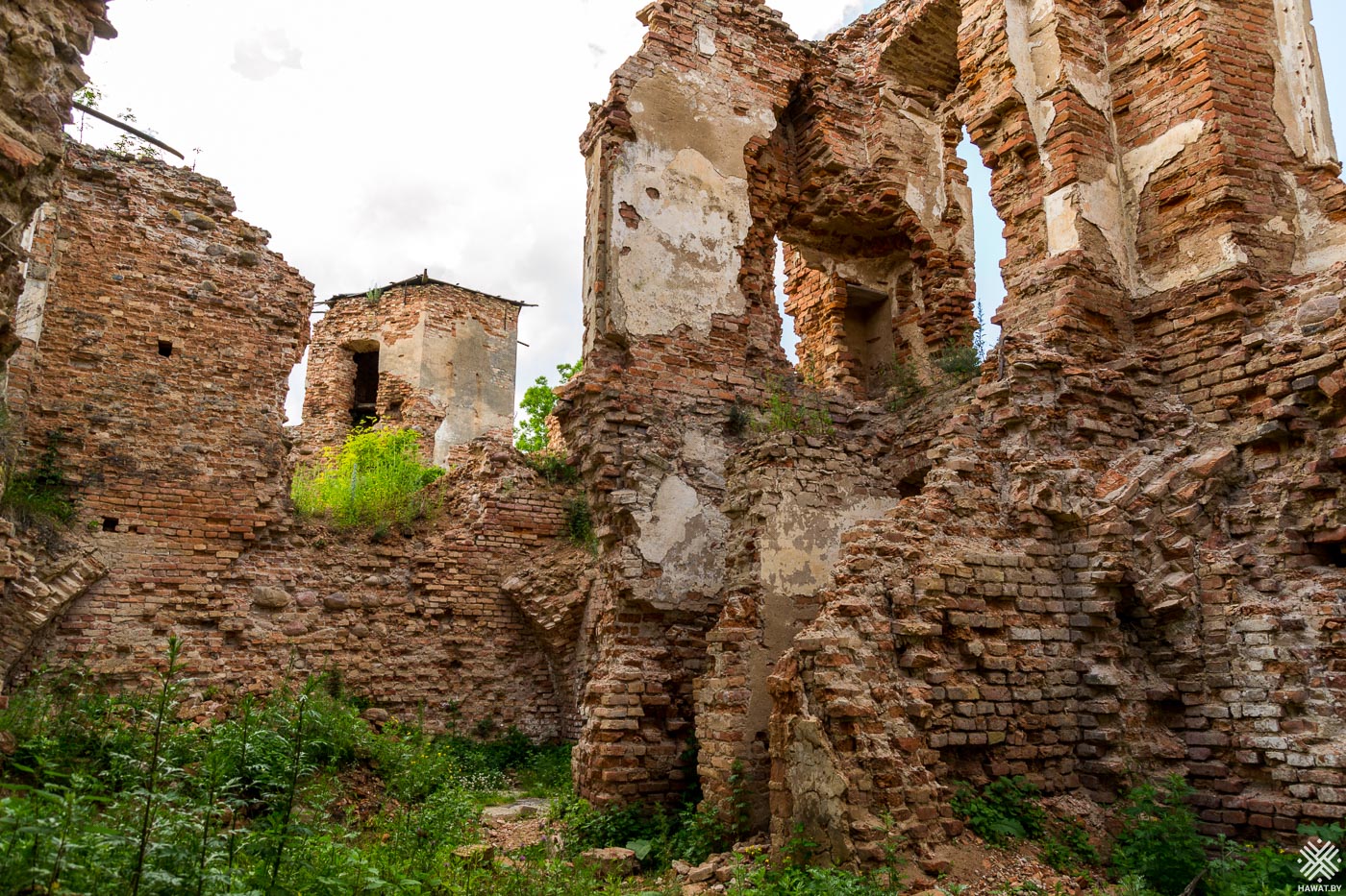 Развалины замка в Гольшанах