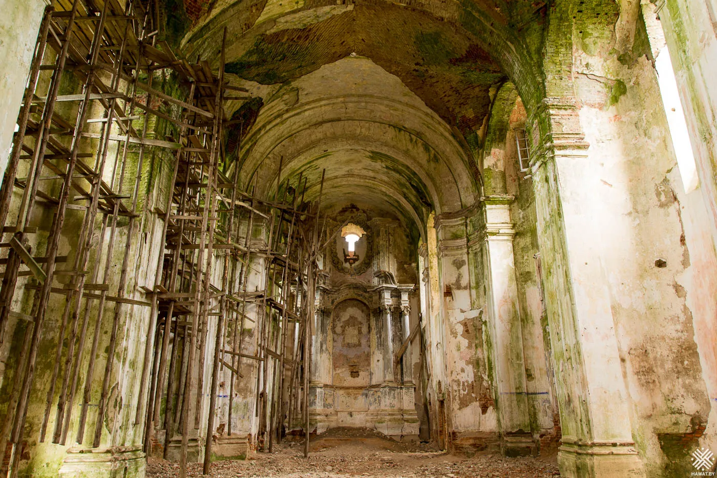 Внутри костёла. Княжицы