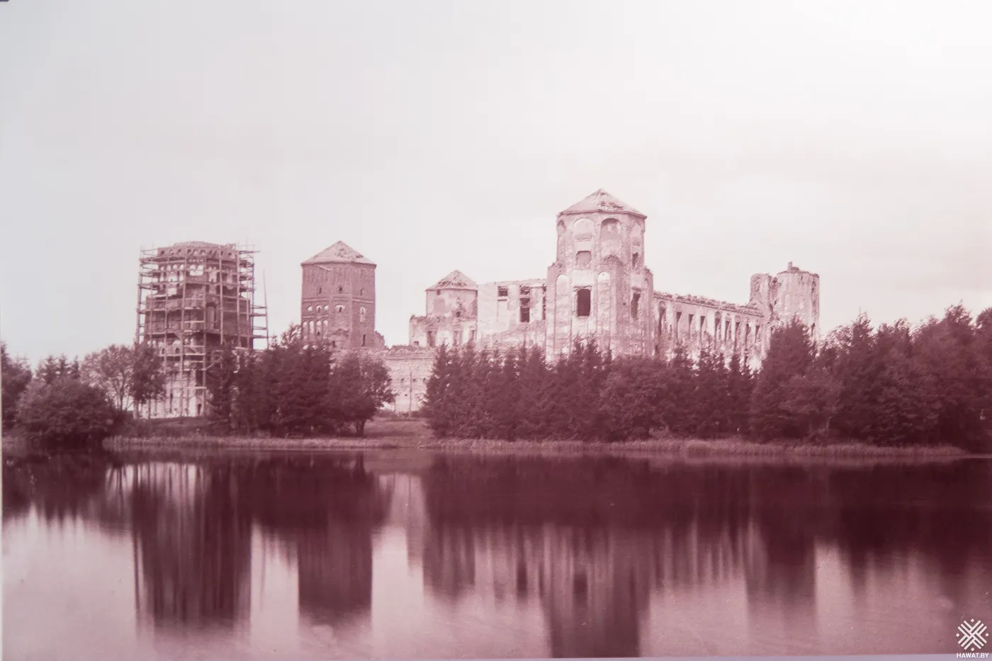 Старые фотографии Мирского замка