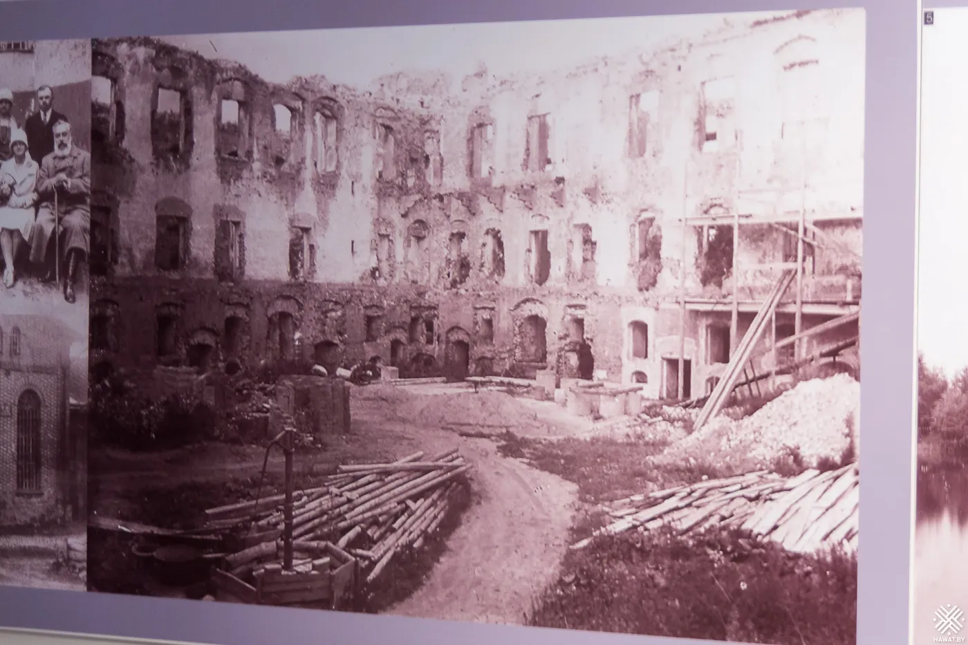 Старые фотографии замка в Мире