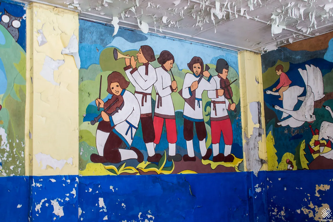 Рисунки в пионерлагере
