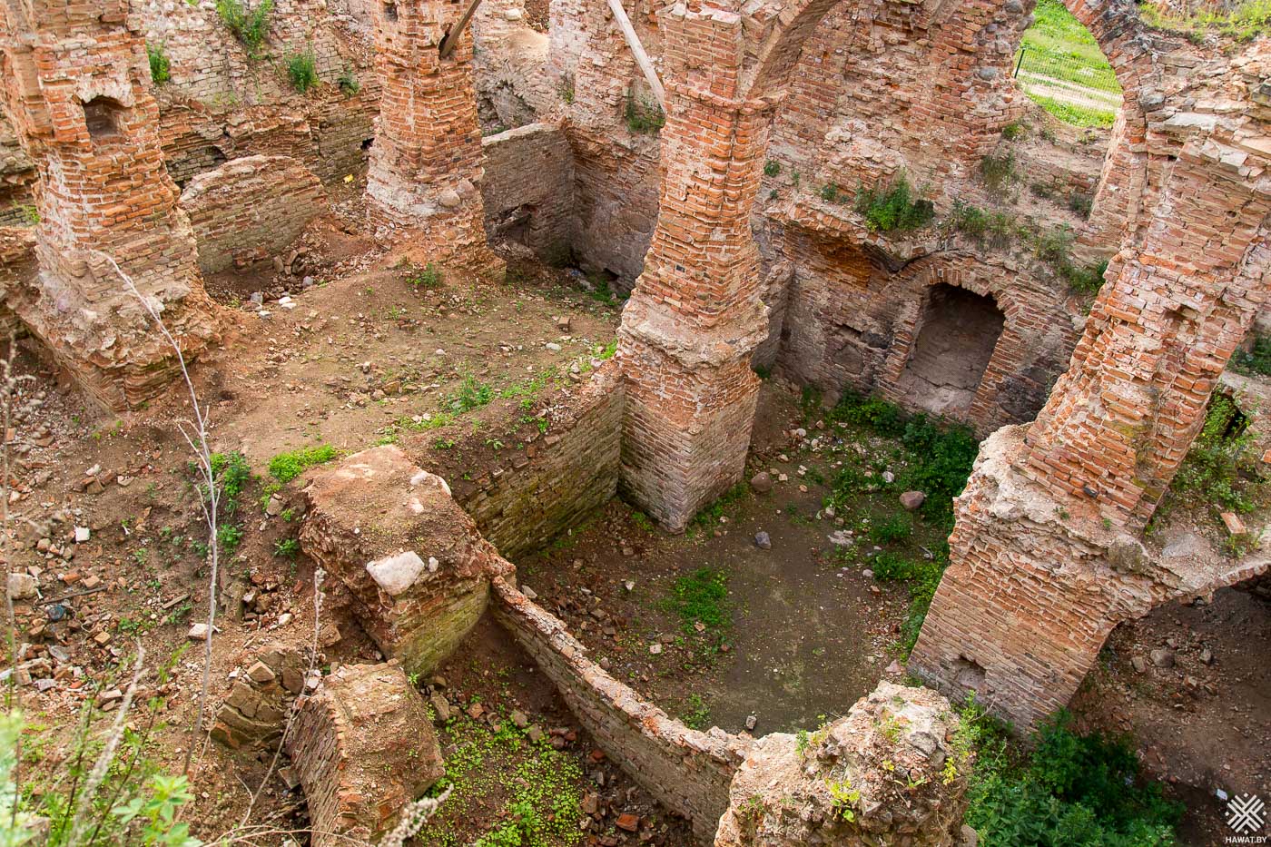 Руины замка Сапег в Гольшанах