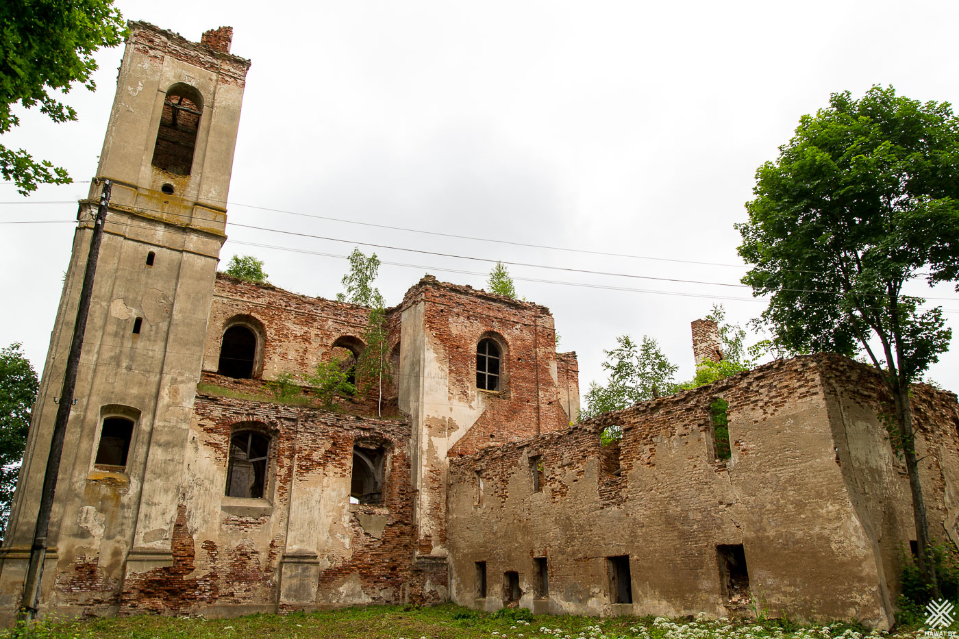 Заброшенный монастырь бернардинцев
